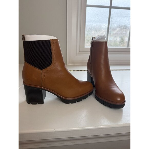 NEW Verney Weatherproof Ankle Boot Brown Leather Women's Sz US 7.5 $220 [jb] - Picture 7 of 16